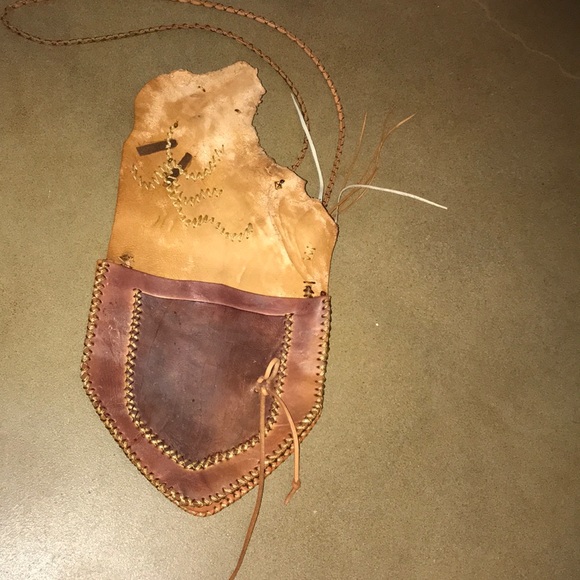 Bag hand made leather made in Brazil - Picture 4 of 8